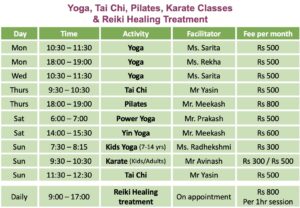 Yoga class