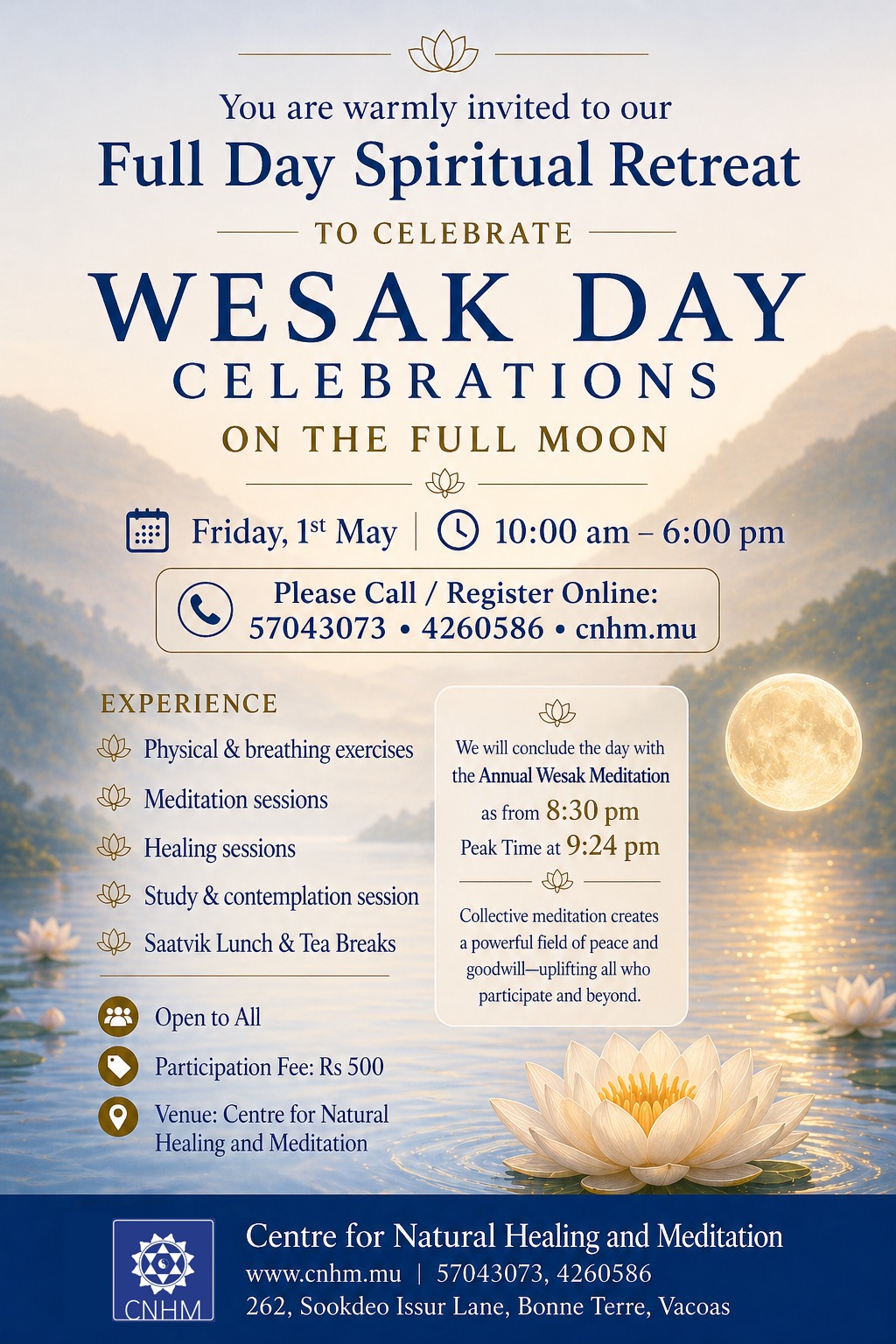 Full Day Spiritual Retreat